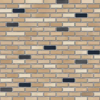 Exterior brick: Modern beige brick