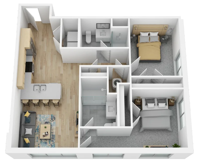 Chestnut floor plan diagram