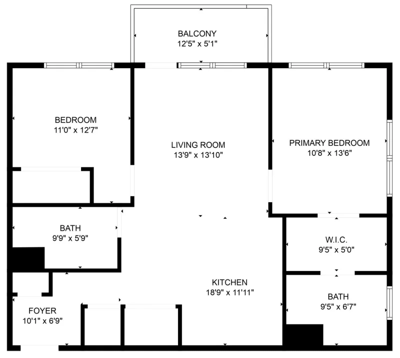 Pine floor plan diagram